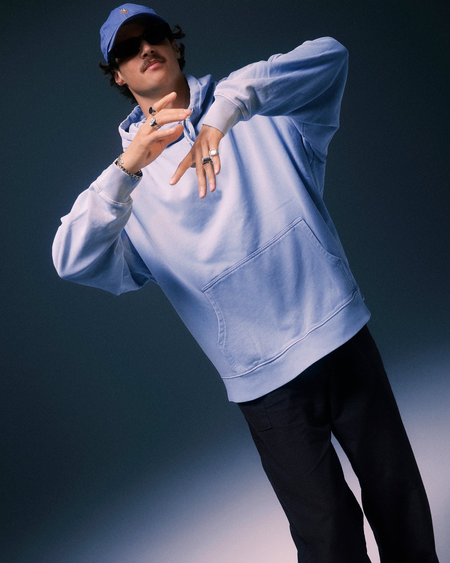 Šaknys Culture Engineered Hoodie Baby Blue